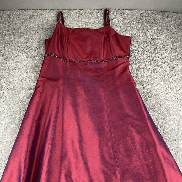 MW Maxi Dress Womens 12P Red - Picture 3 of 12